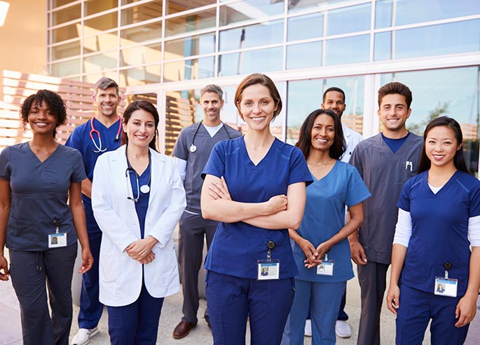Wellscript Medical staff taking a group photo
